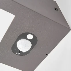 Nedoverlysende vegghengt utelampe Felin, solcelle