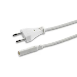 Netttilkoblingskabel HVLCS 43/2000, 2 m, støpsel, enkel