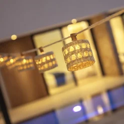 Newgarden Alba LED-solcellelys kjede fra Esparto