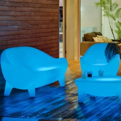 Newgarden Aruba LED lenestol, solcelle + oppladbart batteri