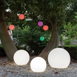 Newgarden Buly LED-solcellelysglobe IP65, Ø 60 cm