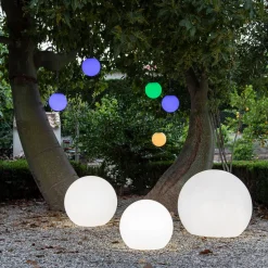 Newgarden Buly LED-solcellelysglobe IP65, Ø 80 cm