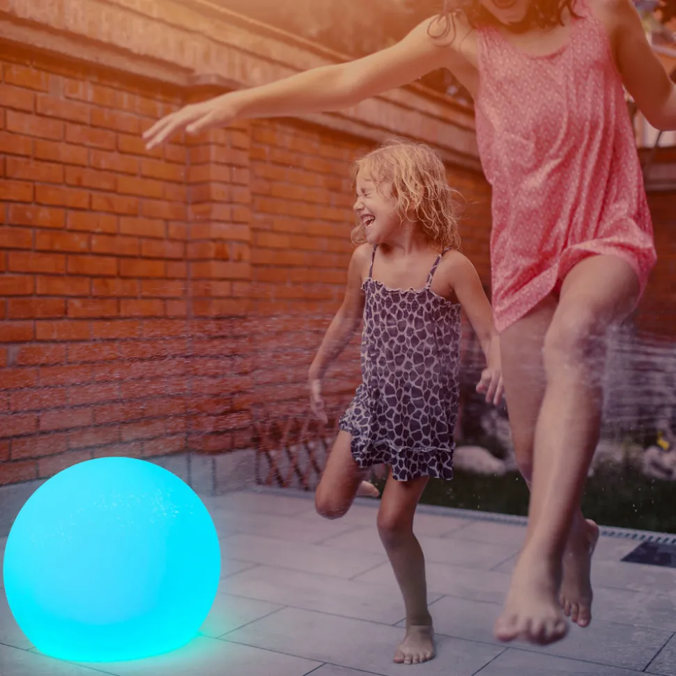 Newgarden Buly LED-solcellelysglobe IP65, Ø 50 cm