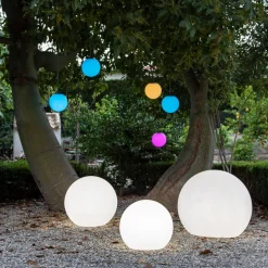 Newgarden Buly LED-solcellelysglobe IP65, Ø 50 cm