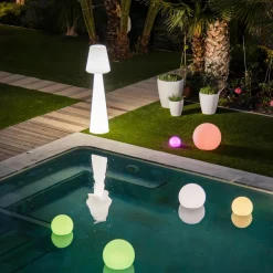 Newgarden Buly LED-solcellelysglobe IP65, Ø 50 cm