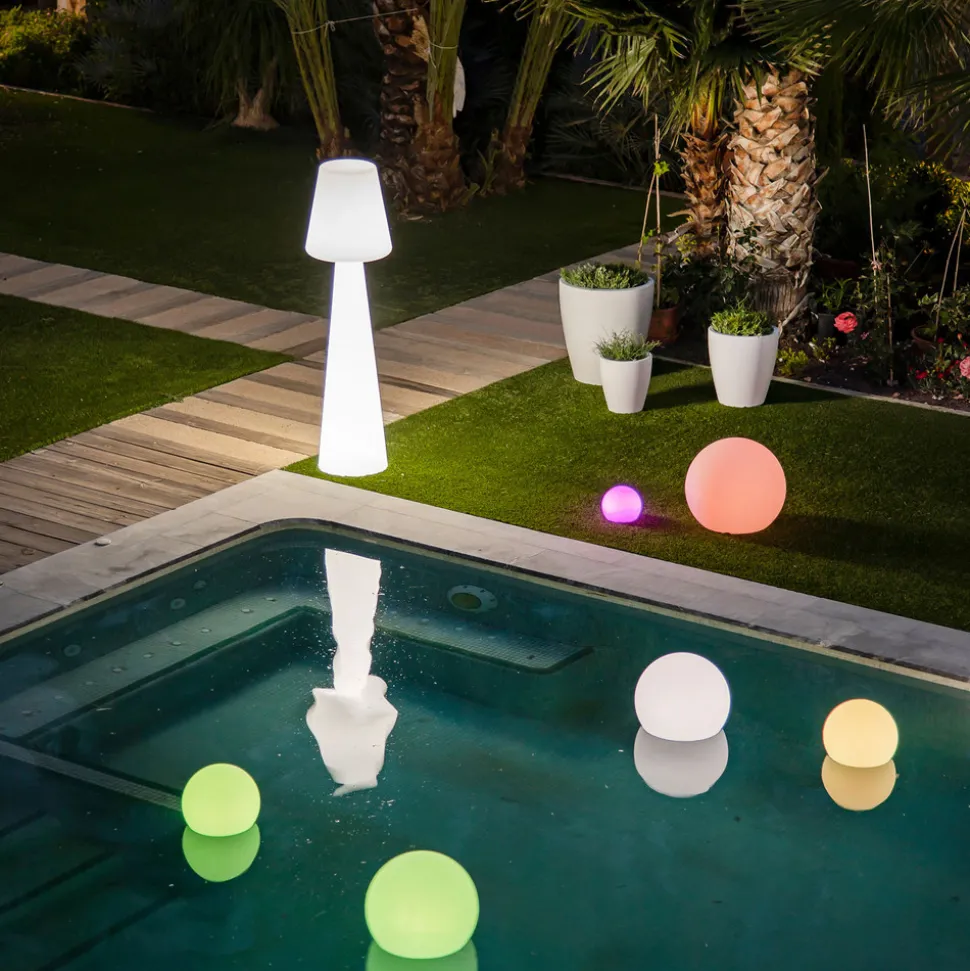 Newgarden Buly LED-solcellelysglobe IP65, Ø 50 cm