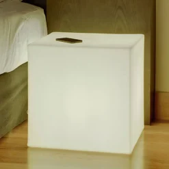 Newgarden Cuby dekorativ lyskube, høyde 20 cm