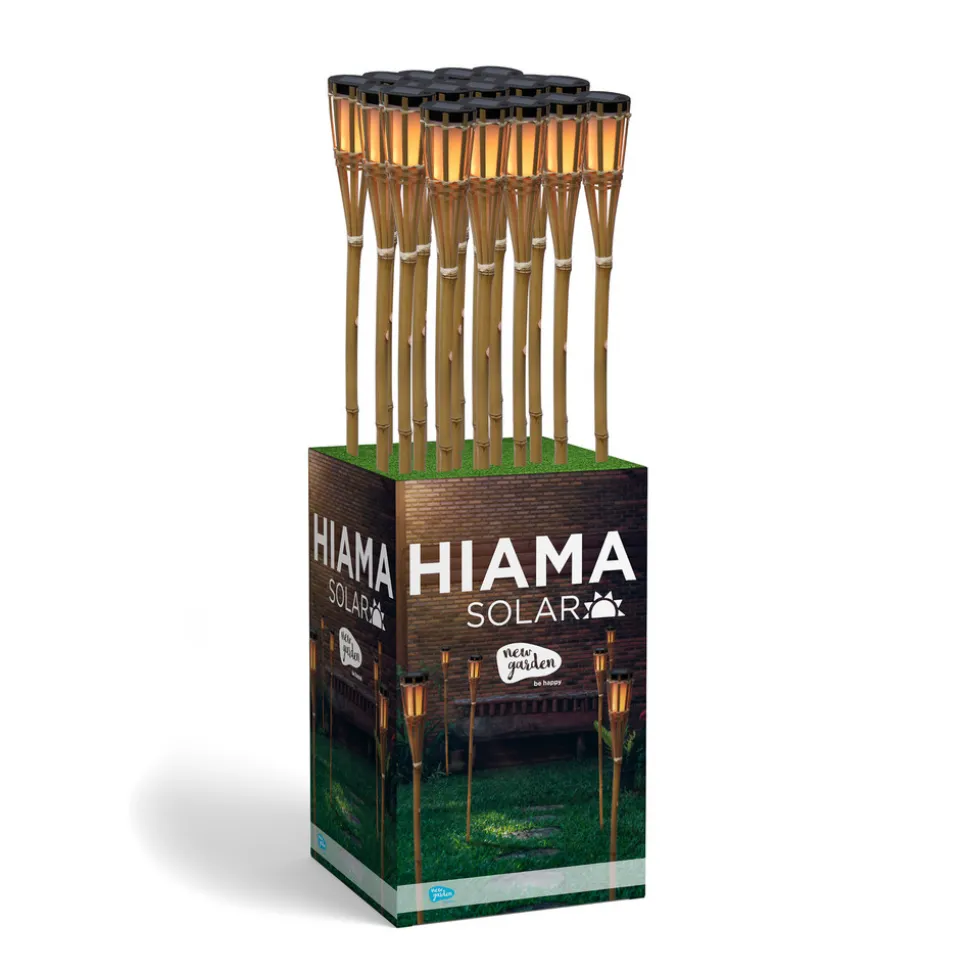 Newgarden Hiama LED solcelledrevet hagelampe laget av bambus