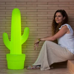 Newgarden kaktus gulvlampe, limegrønn