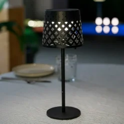 Newgarden LED-bordlampe Gretita, svart, metall