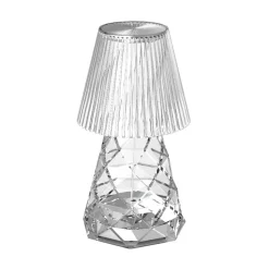 Newgarden LED-bordlampe Lola 12 lux, batteri, gjennomsiktig