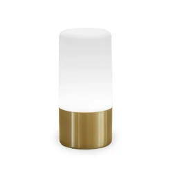 Newgarden LED-bordlampe Maia messingfarget IP54 RGBW