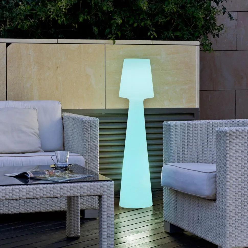 Newgarden Lola LED-gulvlampe, oppladbart batteri, høyde 110 cm