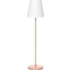Newgarden Lola Slim 180 gulvlampe med solceller i rosa gull