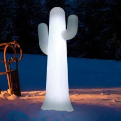 Newgarden Pancho LED-gulvlampe hvit med oppladbart batteri