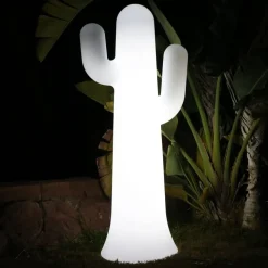 Newgarden Pancho LED-gulvlampe hvit med oppladbart batteri