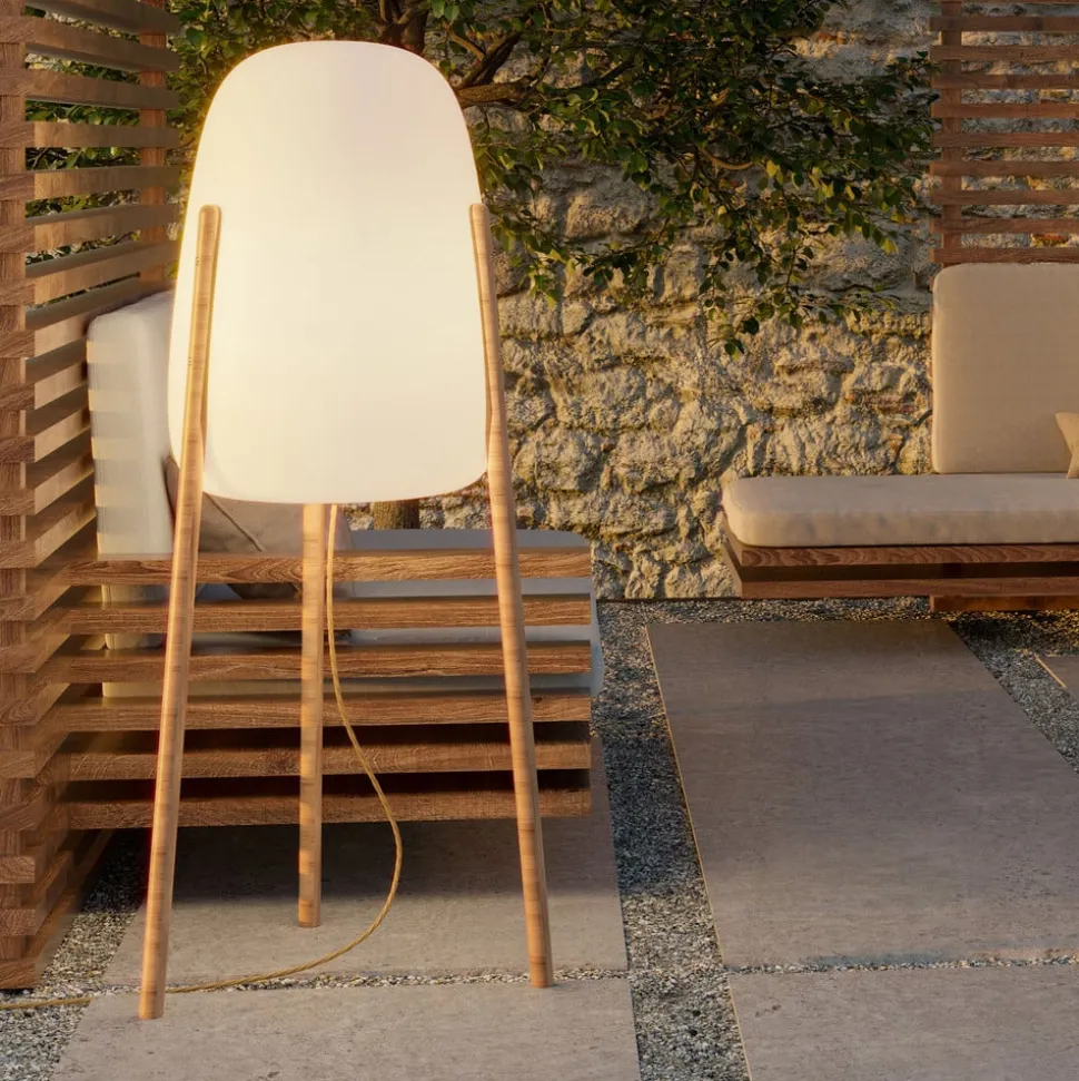 Newgarden Rocket 145 gulvlampe sol + batteri