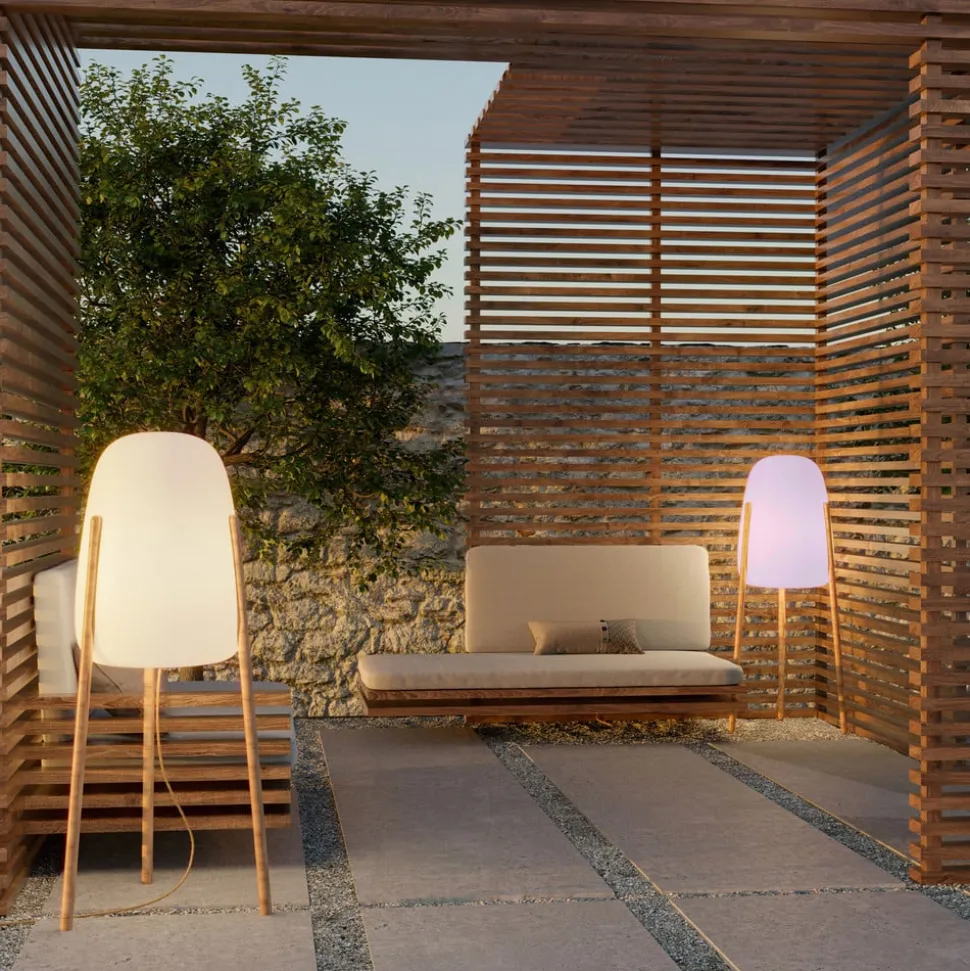 Newgarden Rocket 145 gulvlampe sol + batteri