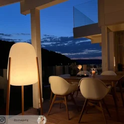 Newgarden Rocket 145 gulvlampe sol + batteri