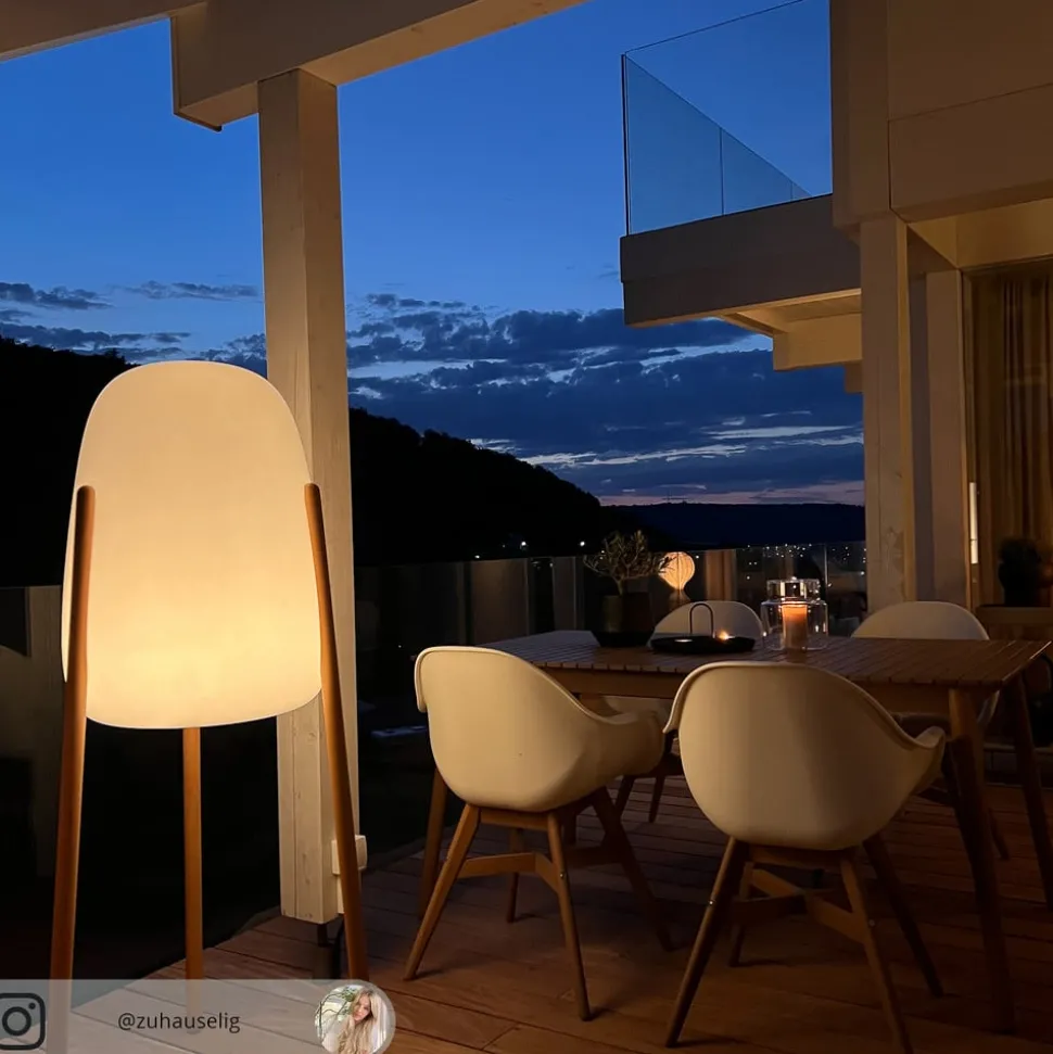 Newgarden Rocket 145 gulvlampe sol + batteri