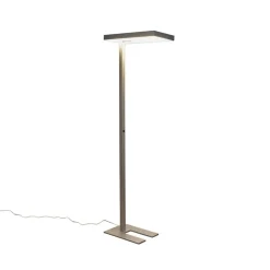 Nora LED kontorgulvlampe, bevegelsessensor, 50 W