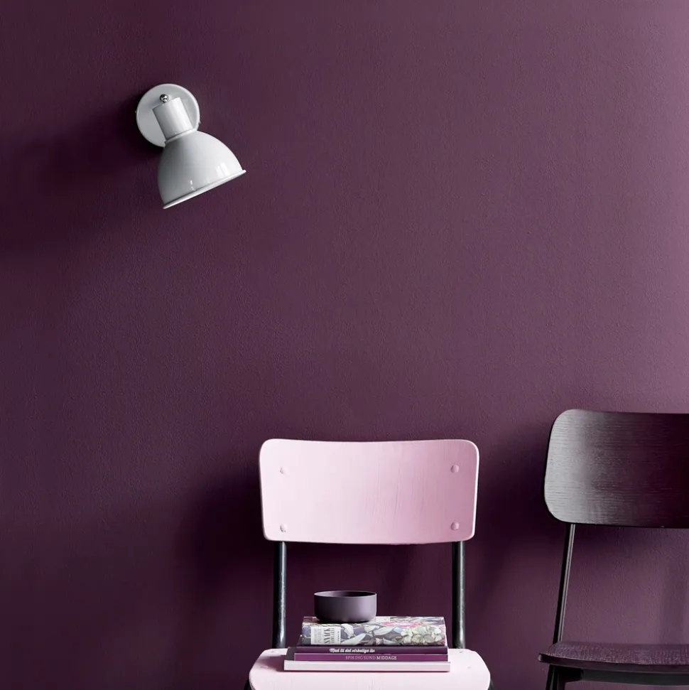 Nydelig utformet vegglampe Pop Wall, hvit