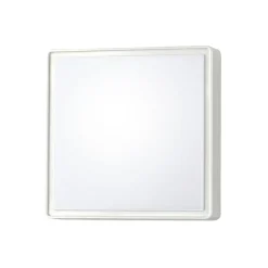 Oban vegglampe, 30 cm x 30 cm, sensor, 2 x E27, hvit, IP65