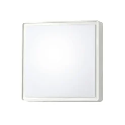 Oban vegglampe, 30 cm x 30 cm, 2 x E27, hvit, IP65