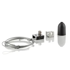 Opphengssett for 3-fase skinne Noa, 300cm svart