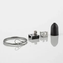 Opphengssett for 3-fase skinne Noa, 150cm svart