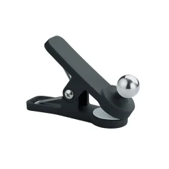 Oppladbar LED-bordlampe Maxi, svart, metall, dimbar, 36 cm