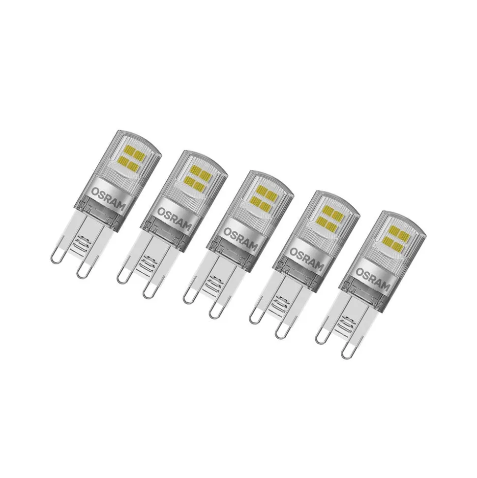 OSRAM Base PIN LED-stiftpære G9 1,9W 2 700 K 5stk