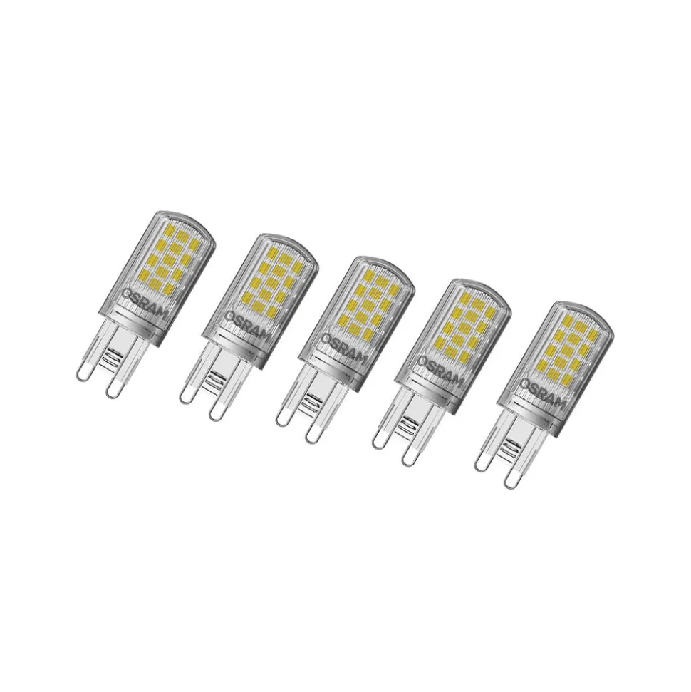 OSRAM Base PIN LED-stiftpære G9 4,2W 470lm 5stk