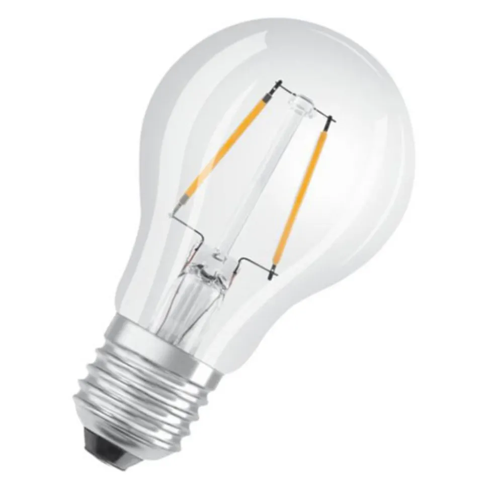 OSRAM Classic A LED-pære E27 2,5W 2,700K klar