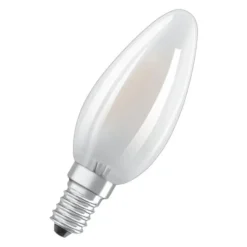 OSRAM Classic B LED-pære E14 4 W 4 000 K matt 2-er
