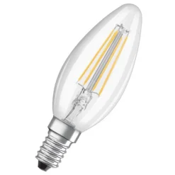 OSRAM Classic B LED-pære E14 4 W 4 000 K klar 2-er
