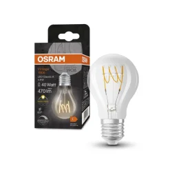 OSRAM Classic LED-pære E27 4,8W 827 filament dim
