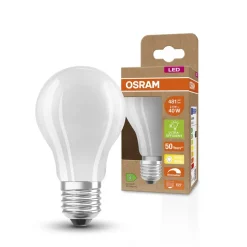 OSRAM Classic LED-pære E27 2,6W 827 matt dimbar