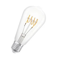 OSRAM Classic LED-rustikk E27 4,8W 827 klar dim