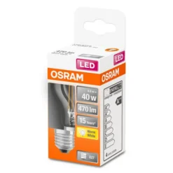 OSRAM Classic P LED-pære E27 4 W 2 700 K klar