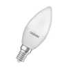 OSRAM LED Classic Star, stearinlys, matt, E14, 4,9 W, 2 700 K