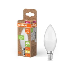 OSRAM LED Classic Star, stearinlys, matt, E14, 4,9 W, 2 700 K