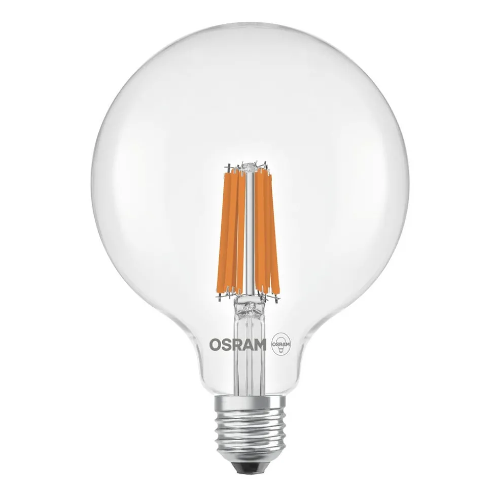 OSRAM LED-filamentpære Globe G125 E27 7,2W Filament 4,000K
