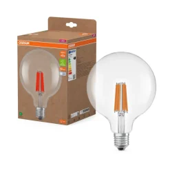 OSRAM LED-filamentpære Globe G125 E27 7,2W Filament 4,000K