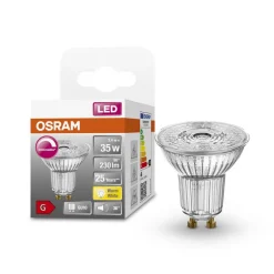 OSRAM LED-glassreflektor GU10 3,4W 927 36° dimbar