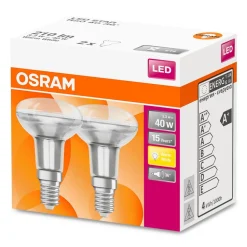 OSRAM LED-reflektor E14 3,3 W 2 700 K 36° 2-pakk