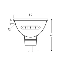 OSRAM LED-reflektor GU5.3, CCT, 12 V AC/DC, 5,6 W, 36°, 36°