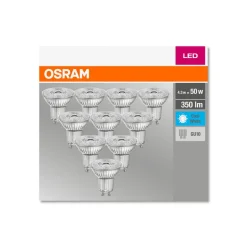 OSRAM LED-reflektor GU10 4,3W 4000 K 350lm 10er