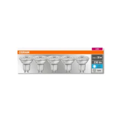 OSRAM LED-reflektor GU10 2,6W 4000 K 230lm 36° 5er