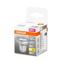 OSRAM LED-reflektor GU10 6,9W varmhvit 120°